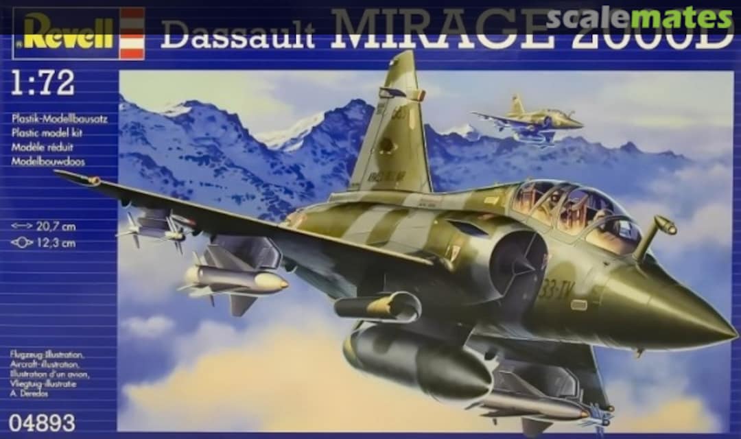 Boxart Dassault Mirage 2000D 04893 Revell