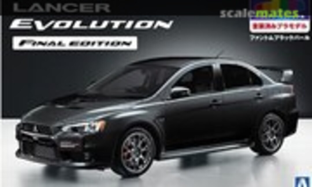 1:24 Mitsubishi Lancer Evolution Final Edition - Phantom Black Pearl (Aoshima 05090)