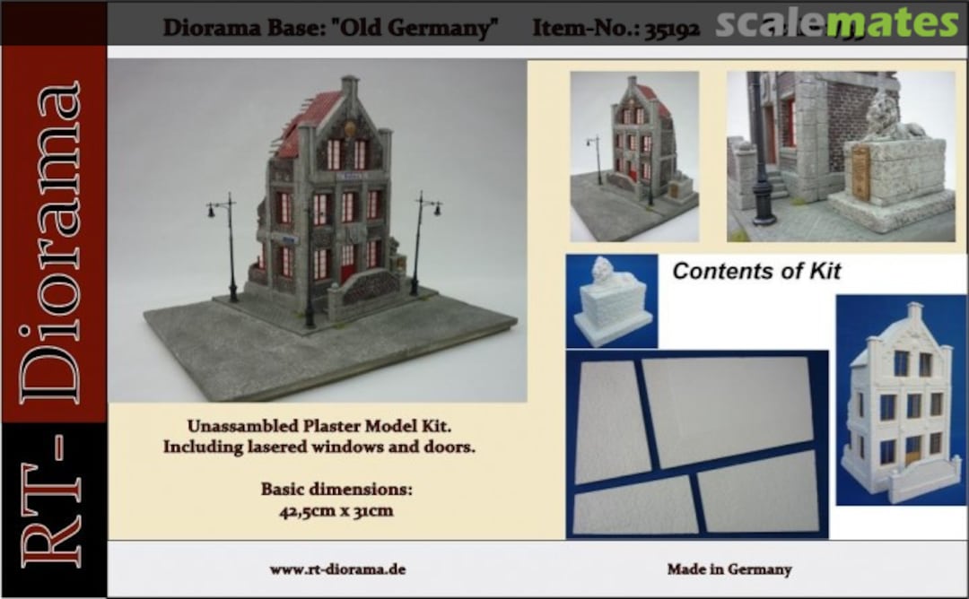 Boxart Diorama-Base: "Old Germany" 35192 RT-Diorama