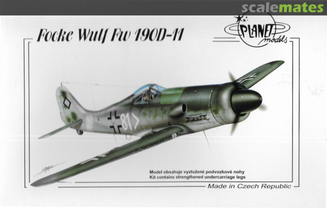 Boxart Focke-Wulf Fw 190D-11 PLT173 Planet Models