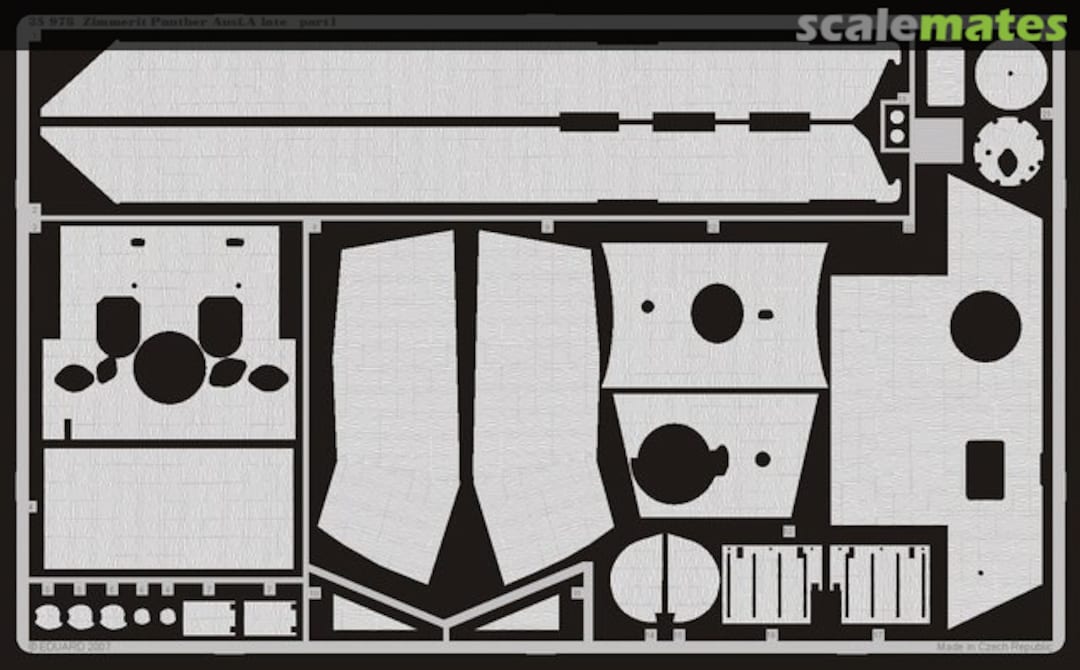 Boxart Zimmerit Panther Ausf.A late 35978 Eduard