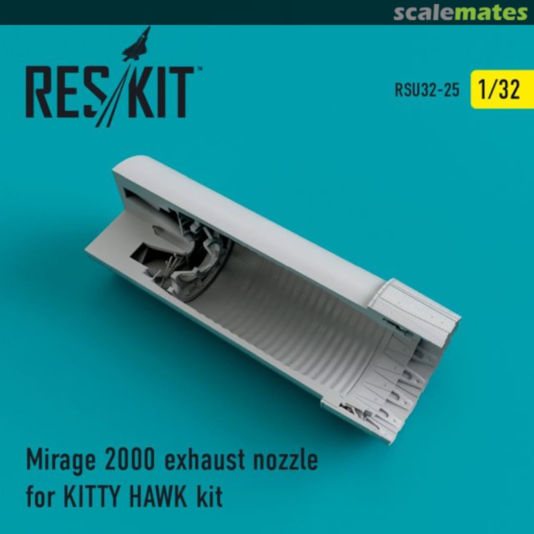 Boxart Mirage 2000 - exhaust nozzle RSU32-0025 ResKit