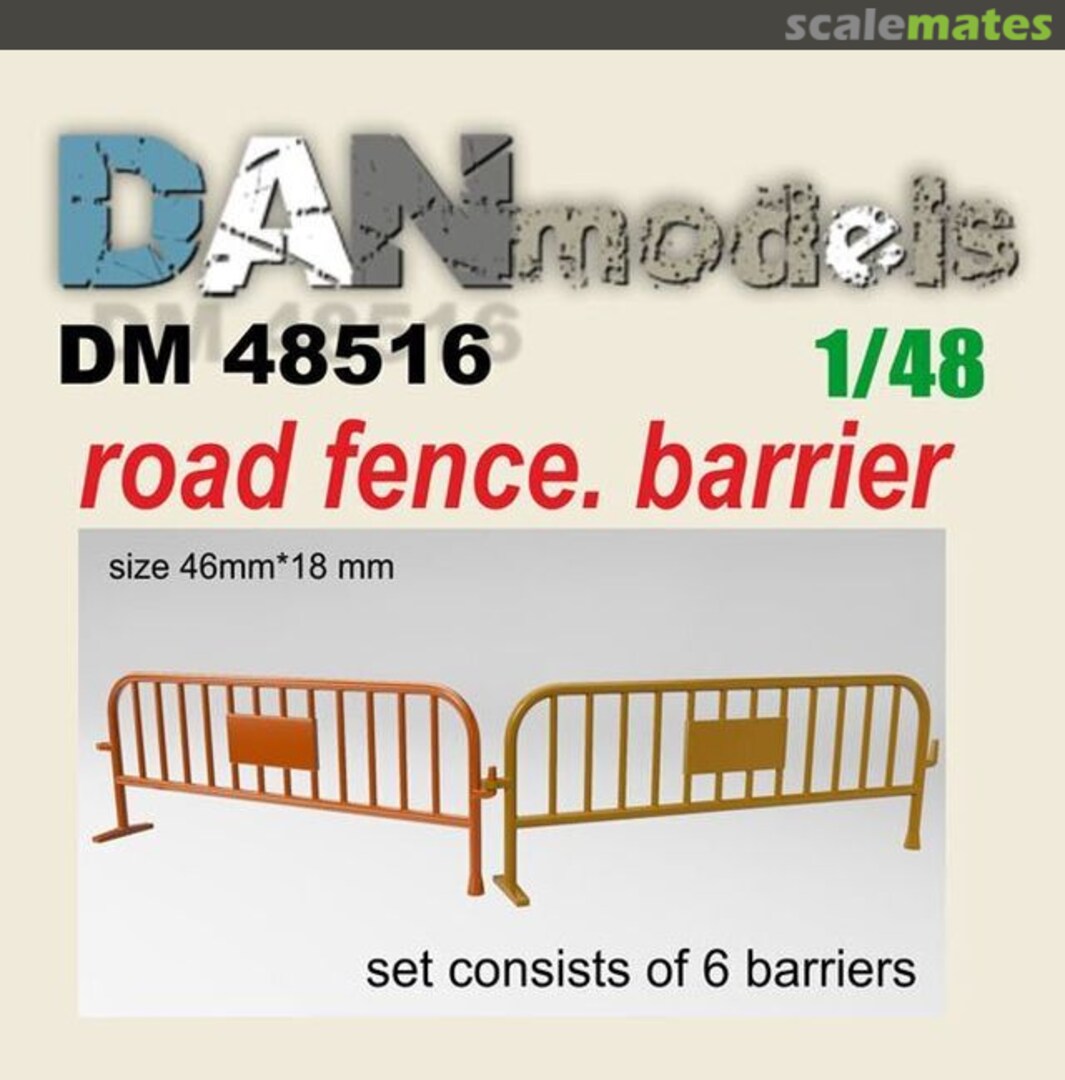 Boxart Mobile barriers (6 pcs) DM48516 DANmodels