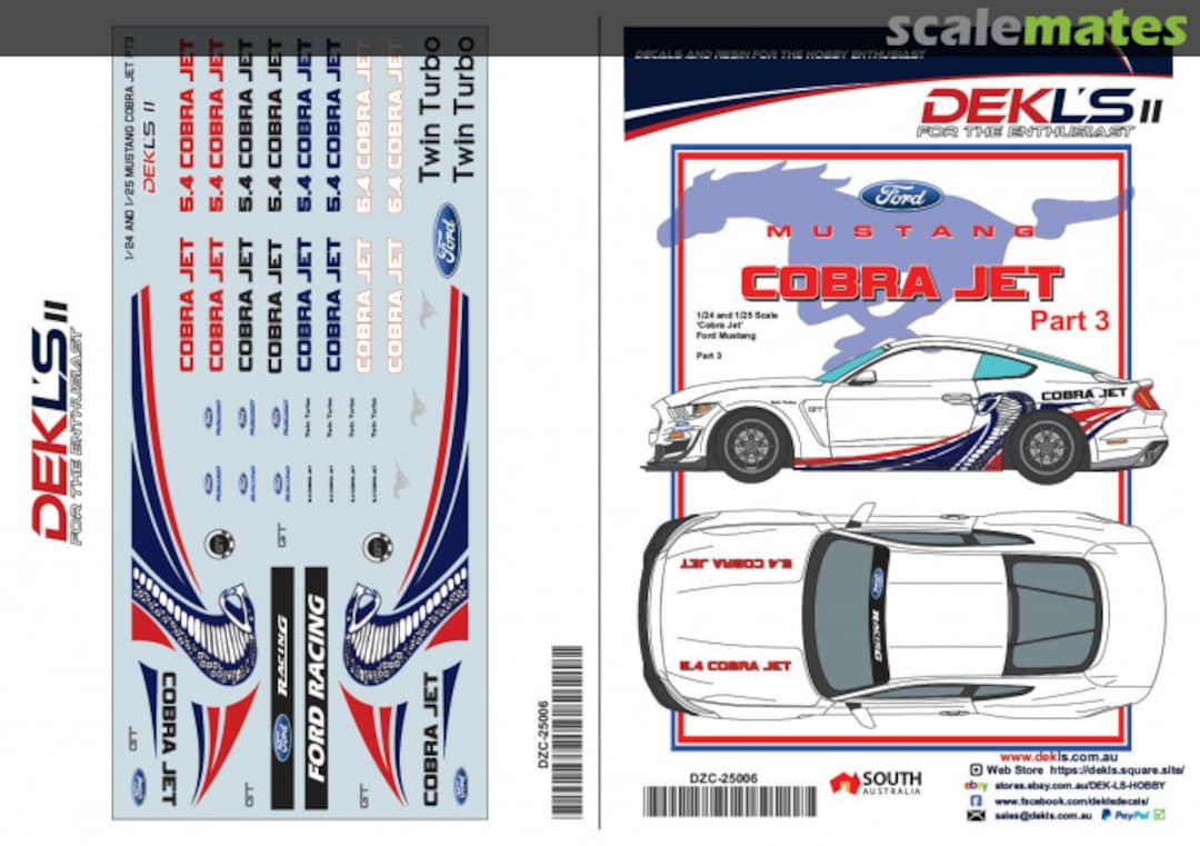 Boxart Ford Mustang Cobra Jet DZC-25006 DEKL's