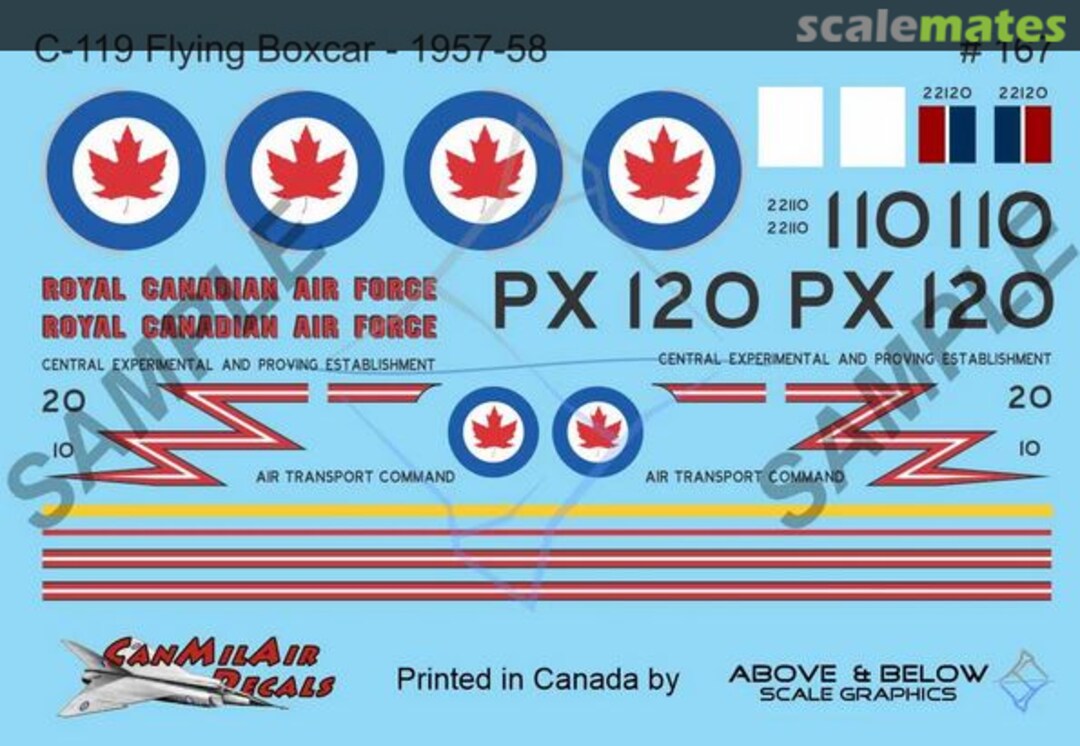 Boxart Fairchild C-119 Flying Boxcar 167 Above & Below Graphics