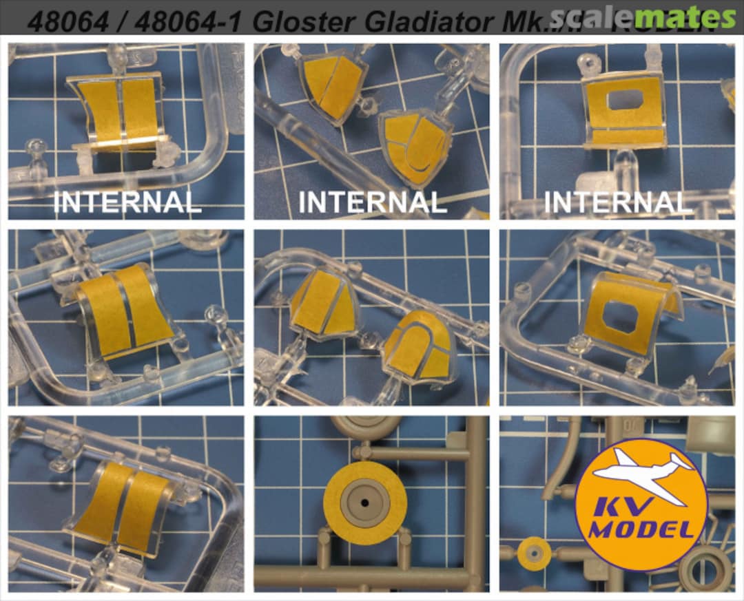 Contents Gloster Gladiator Mk.I/II / J-8 - Double sided 48064-1 KV Models