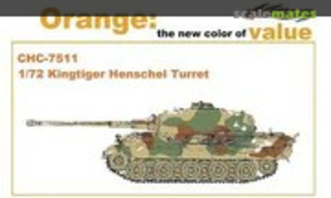 1:72 Sd.Kfz.182 Kingtiger Henschel Turret (Cyber Hobby 7511)