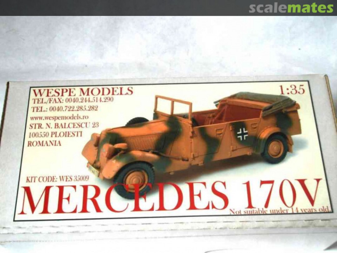 Boxart Mercedes 170V WES 35009 Wespe Models