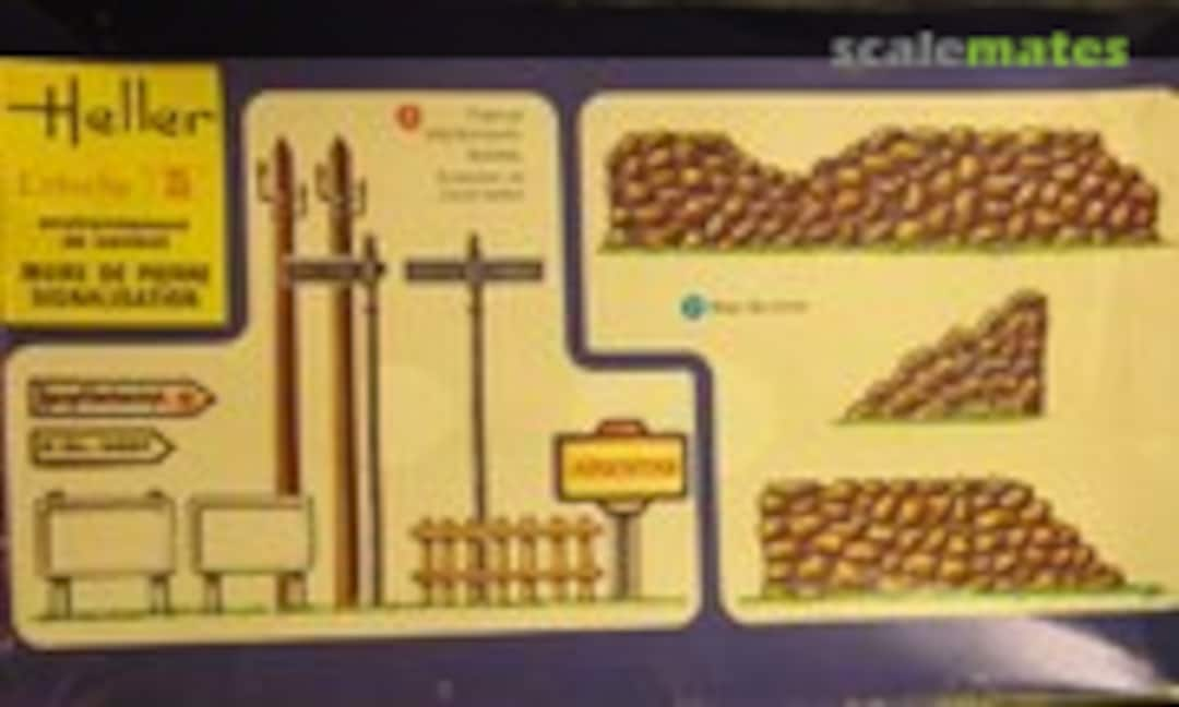 Murs De Pierre Signalisation (Stone Walls &amp; Sign Posts) (Heller 140)
