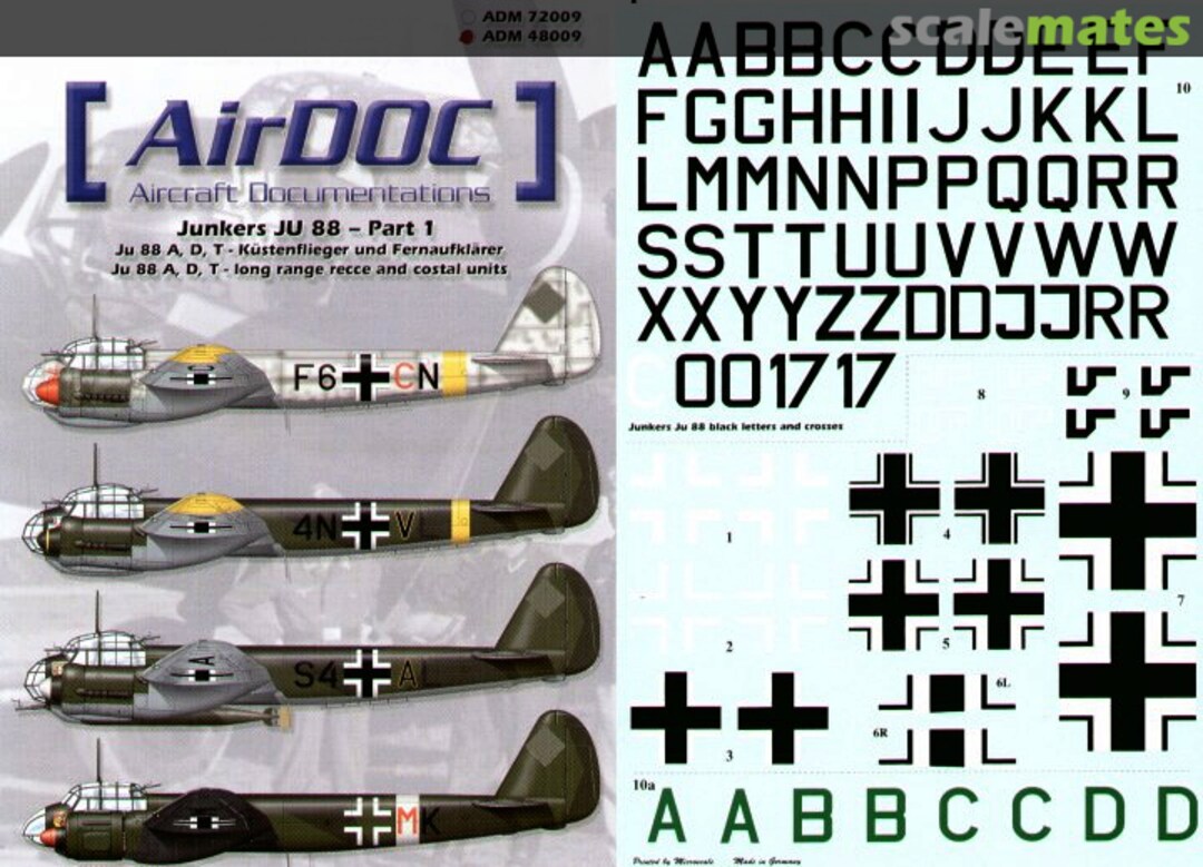 Boxart Junkers Ju 88 - Part 1 ADM48009 AirDOC