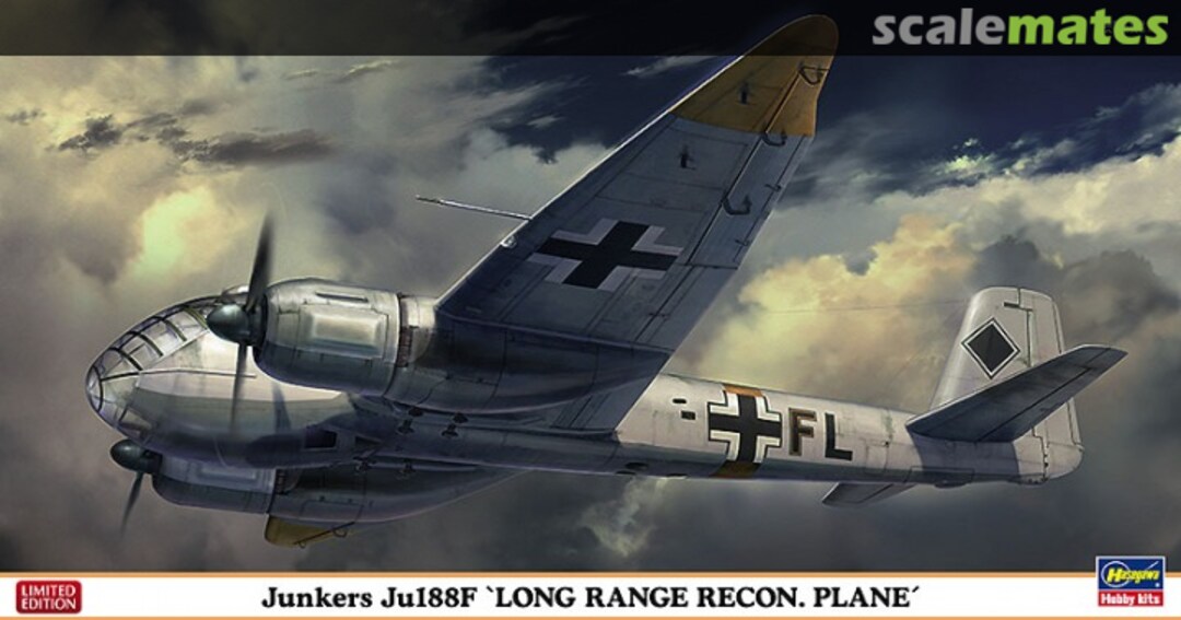 Boxart Junkers Ju 188F 02180 Hasegawa