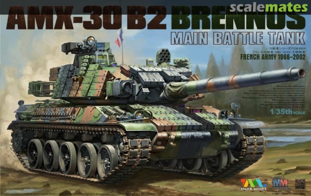 Boxart AMX-30 B2 BRENNUS 4604 Tiger Model