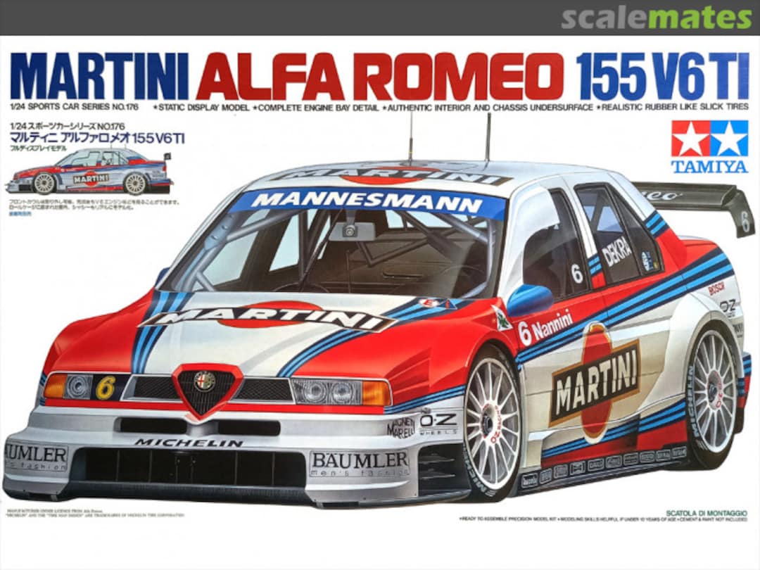 Boxart Alfa Romeo 155 V6 TI Martini 24176 Tamiya