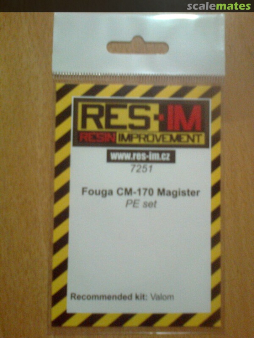 Boxart Fouga CM-170 Magister - PE Set 7251 RES-IM