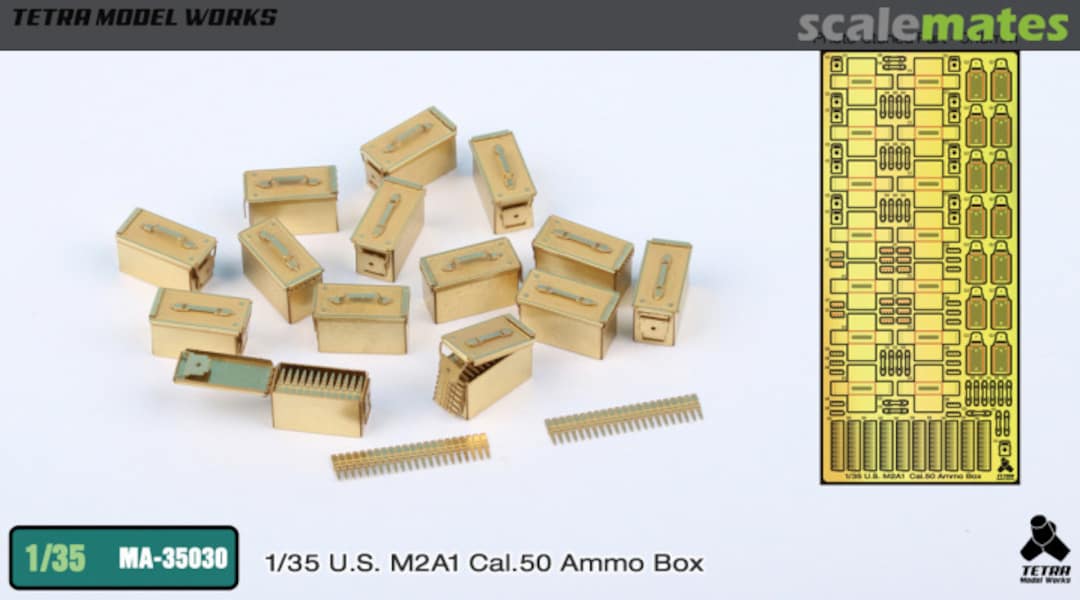 Boxart U.S. M2A1 Cal.50 Ammo Box MA-35030 Tetra Model Works