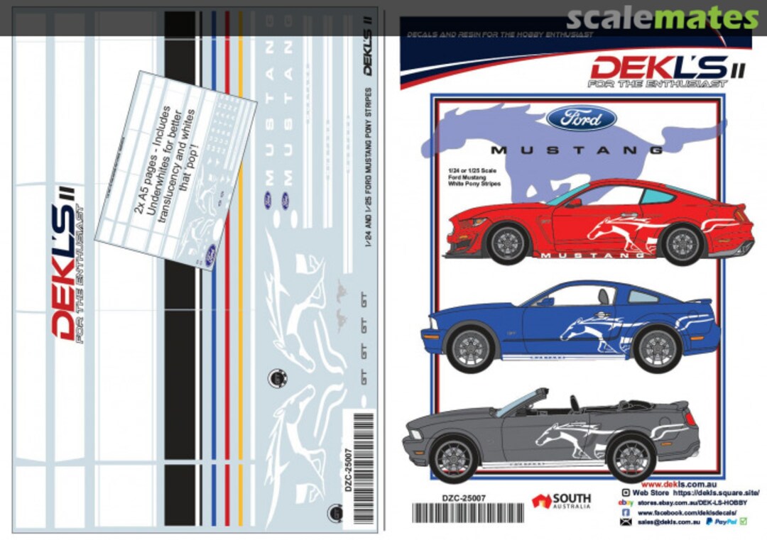 Boxart Ford Mustang DZC-25007 DEKL's