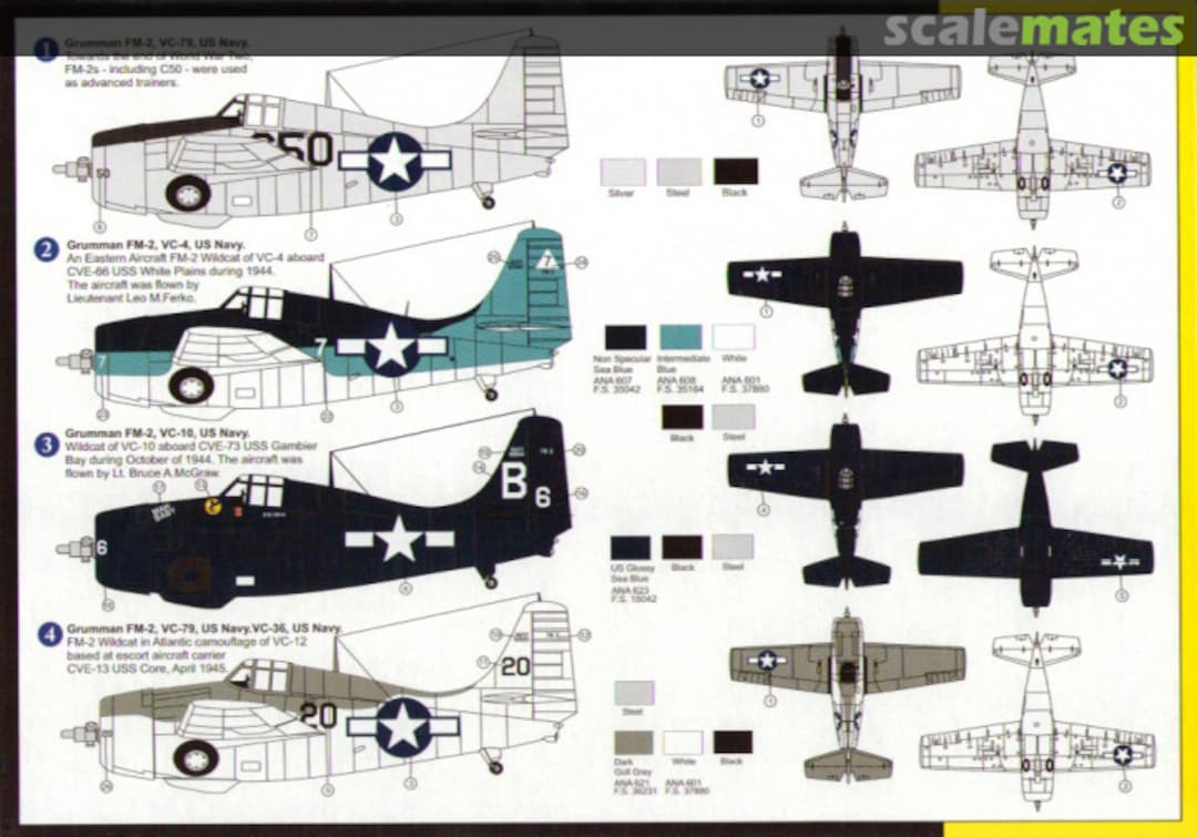 Contents Grumman FM-2 ADM7213 Admiral