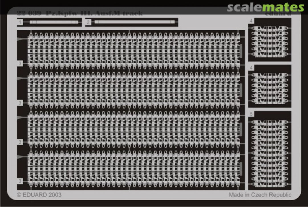 Boxart Pz.Kpfw III. Ausf. M track 22039 Eduard