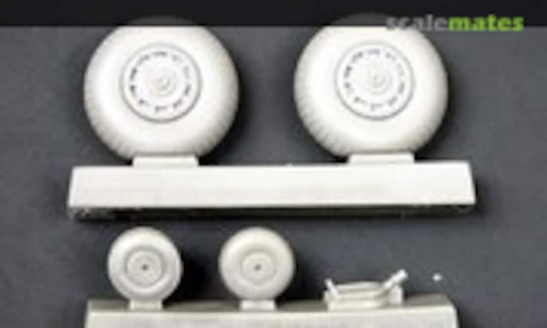 1:72 Avro Lancaster wheels (Scale Resin 7314)