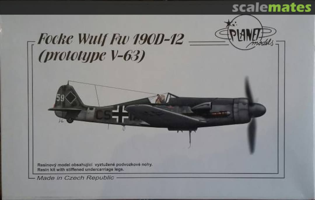 Boxart Focke-Wulf Fw 190D-12 PLT139 Planet Models