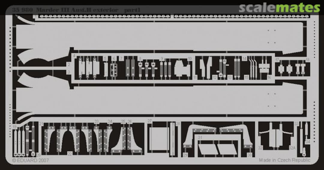 Boxart Marder III Ausf.H exterior 35980 Eduard