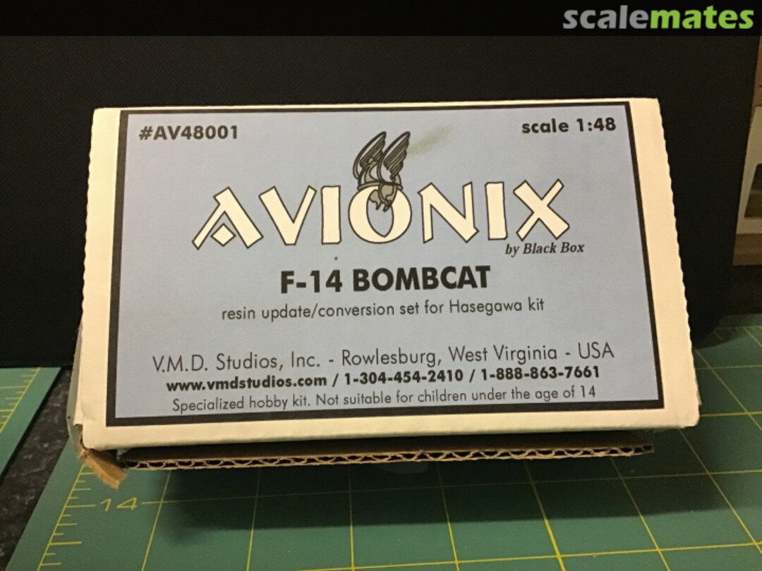 Boxart F-14 Bombcat AV48001 Avionix