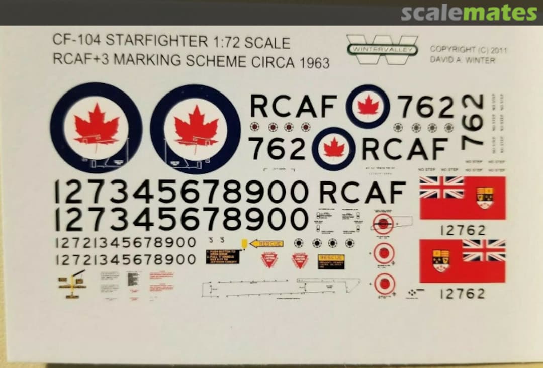 Boxart CF-104 Starfighter  Canuck Model Products