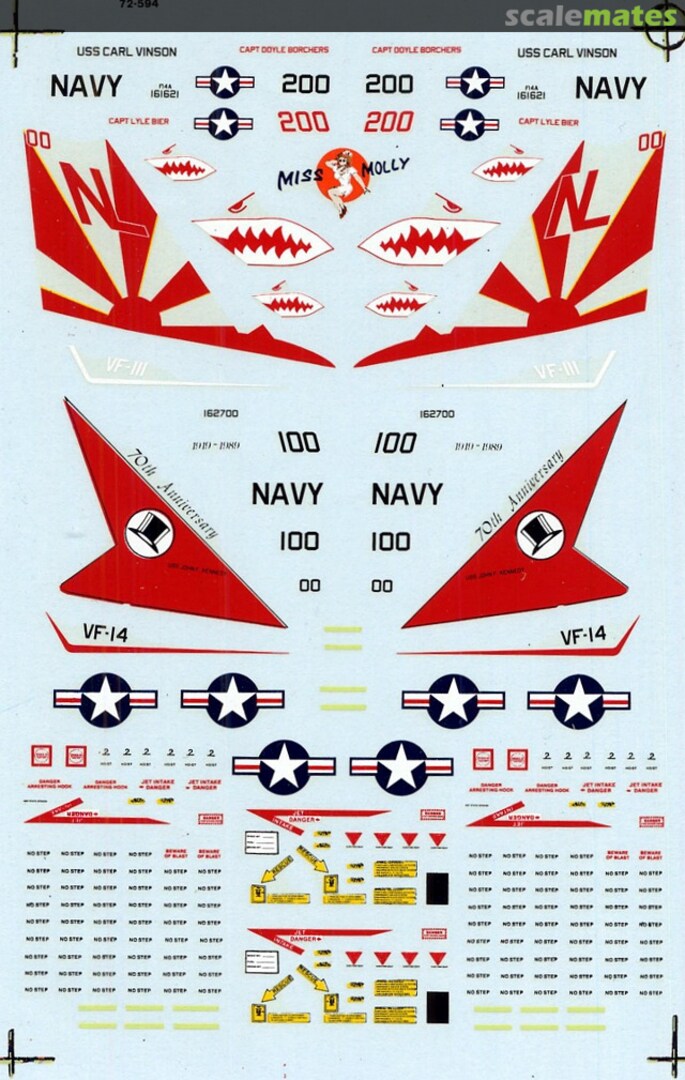 Boxart F-14A Tomcats 72-594 SuperScale International