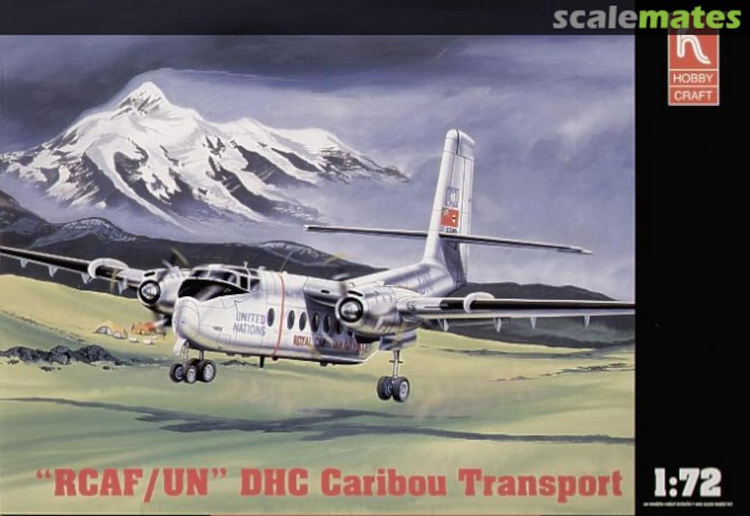 Boxart "RCAF/UN" DHC Caribou Transport HC1344 Hobbycraft