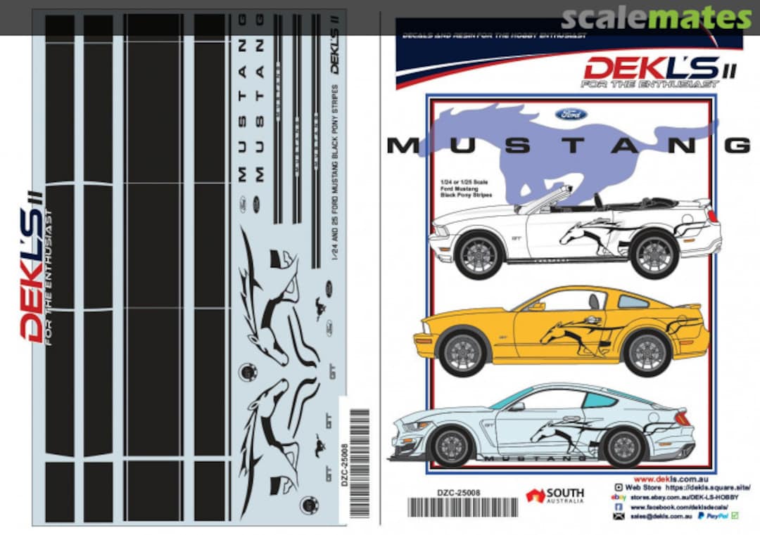 Boxart Ford Mustang DZC-25008 DEKL's