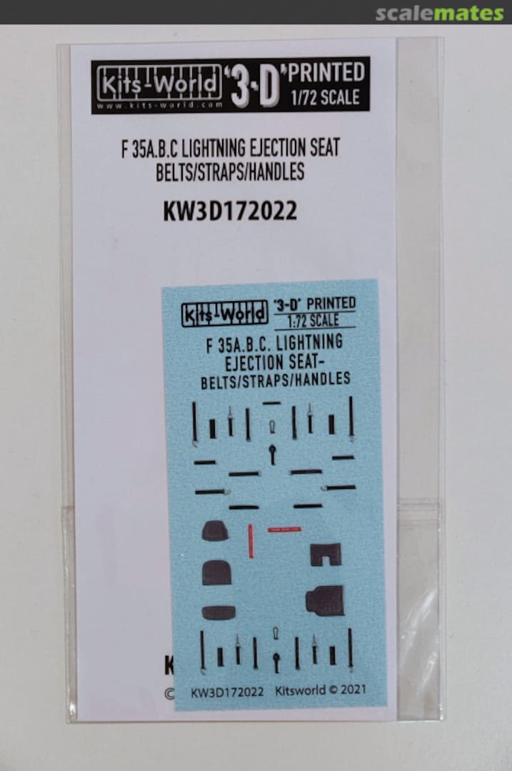 Boxart F-35A.B.C. Lightning Ejection Seat KW3D172022 Kits-World