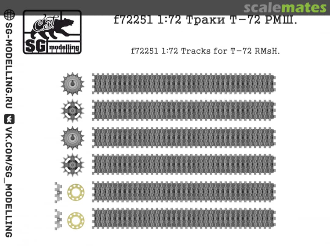 Contents T-72 RMsH Tracks f72251 SG-MODELLING