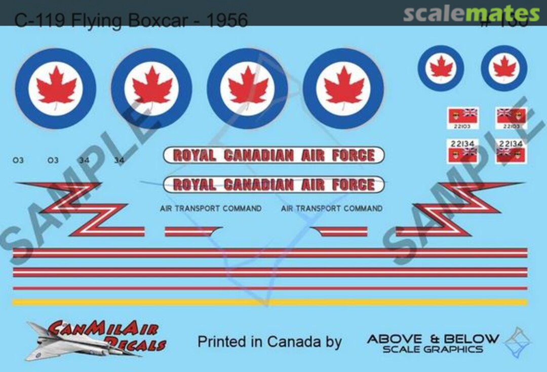 Boxart Fairchild C-119 Flying Boxcar 166 Above & Below Graphics