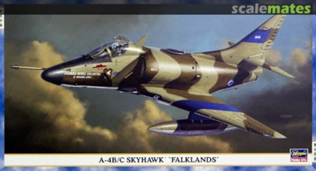 Boxart A-4B/C Skyhawk `Falklands´ 09554 Hasegawa