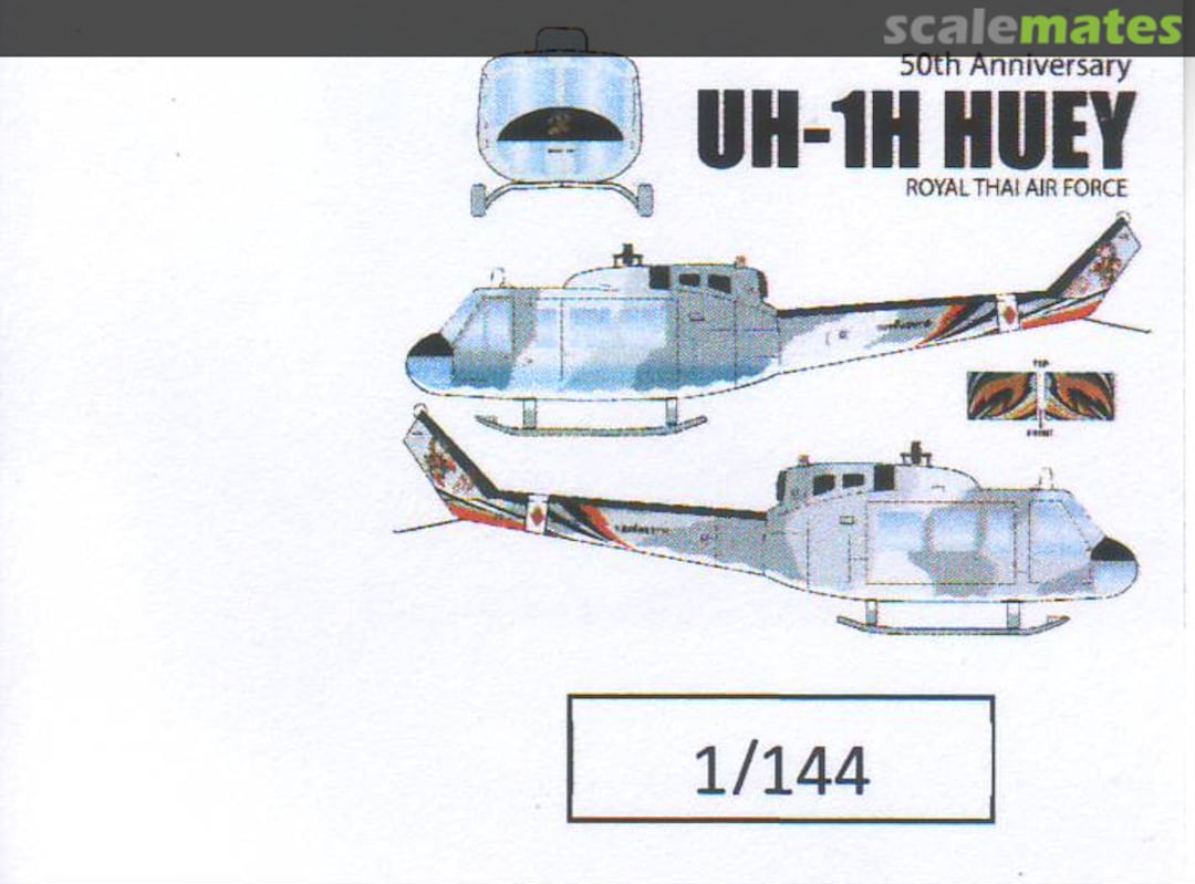 Boxart UH-1H Huey 144001 NPP Decal