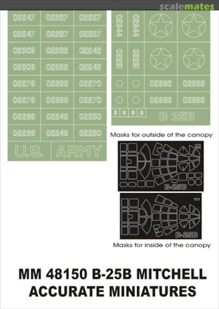 Boxart North American B-25B Mitchell MM48150 Montex