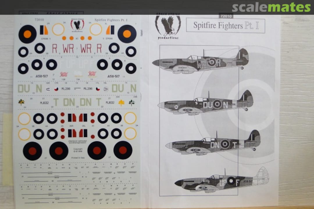 Boxart Spitfire Fighters 72010 Eagle Strike Productions