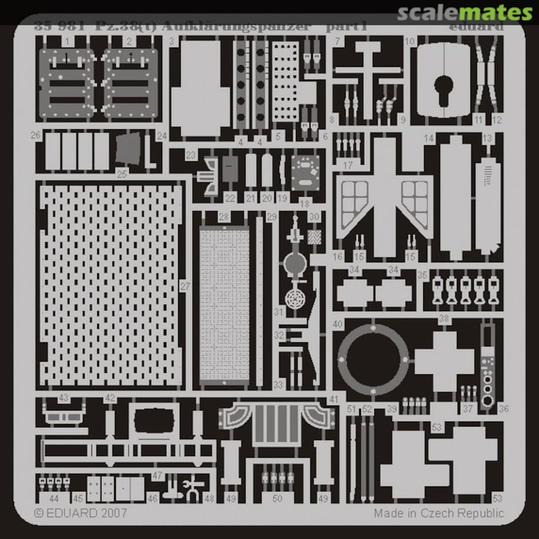 Boxart Pz.38(t) Aufklärungspanzer 35981 Eduard
