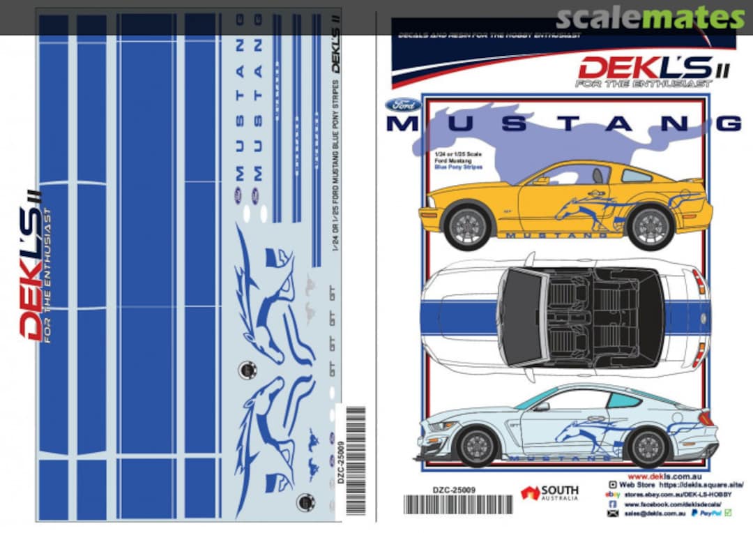 Boxart Ford Mustang DZC-25009 DEKL's