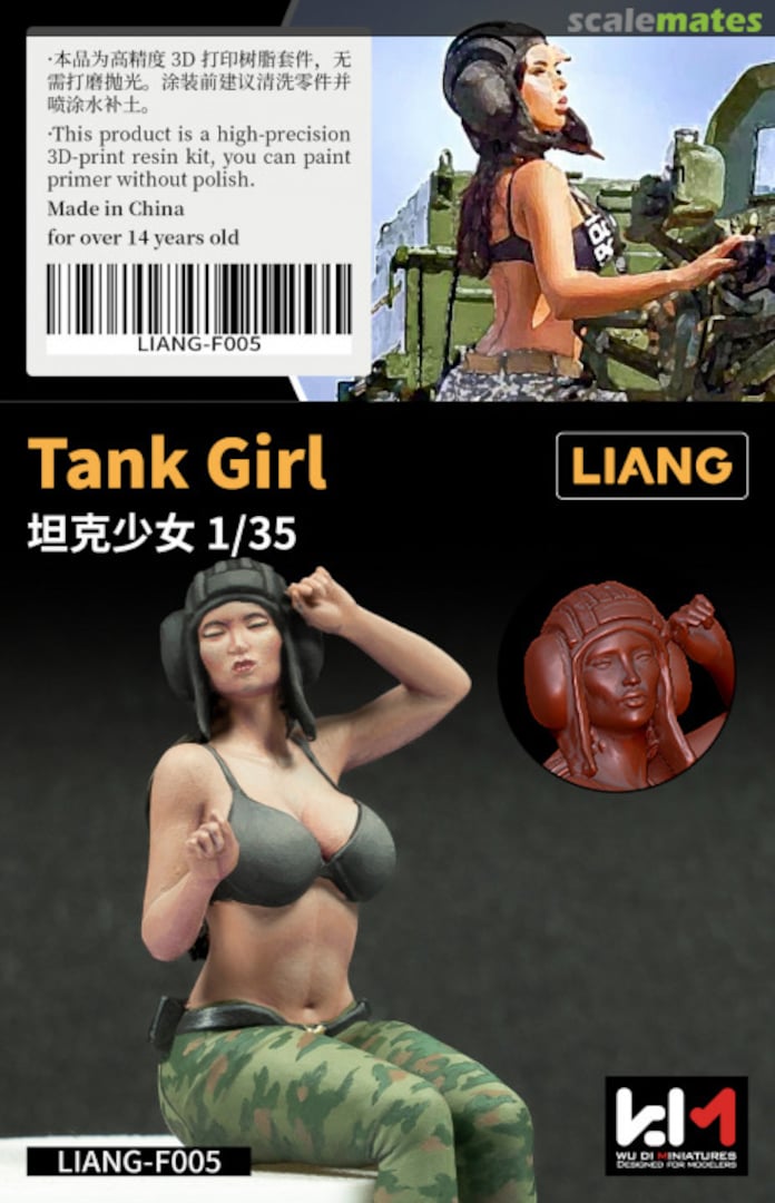 Boxart 3D-Print Tank Girl LIANG-F005 Liang Model