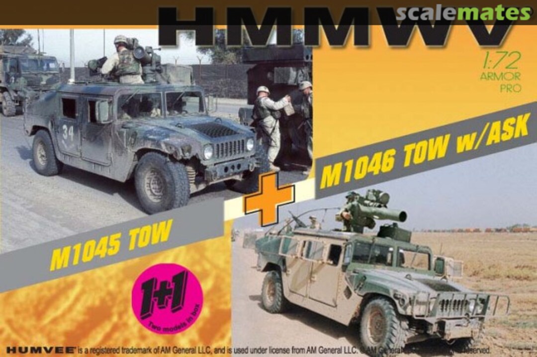 Boxart M1045 TOW + M1046 TOW w/ASK 7296 Dragon