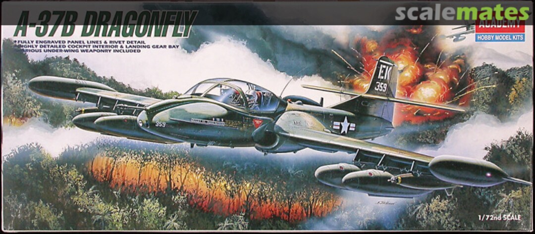 Boxart A-37B Dragonfly 1663 Academy