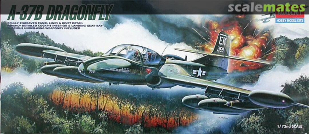 Boxart A-37B Dragonfly 1663 Academy