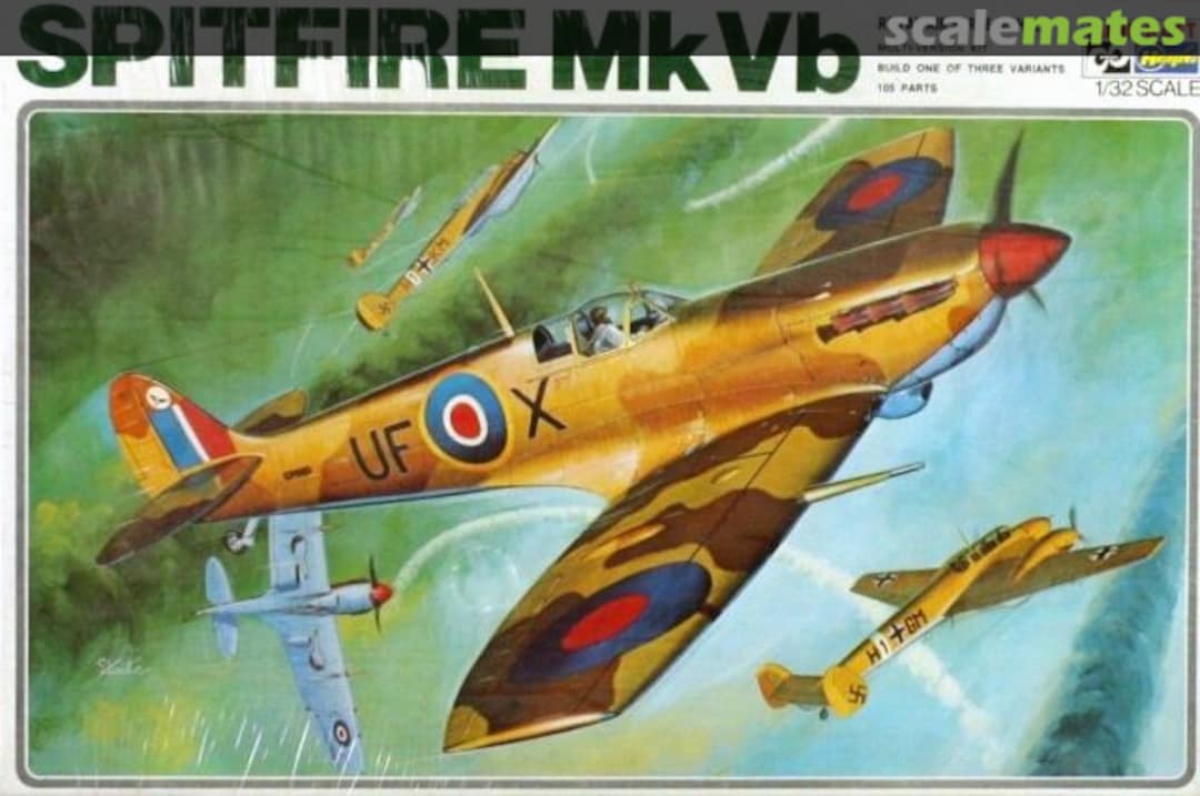 Boxart Spitfire MkVb 127 Minicraft Hasegawa