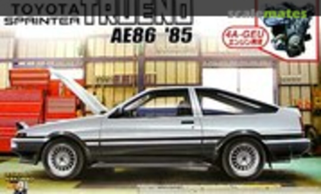 1:24 Toyota Sprinter Trueno AE86 '85 (Aoshima 044469)