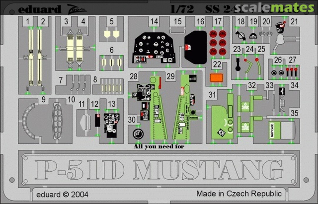 Boxart P-51D Mustang SS248 Eduard