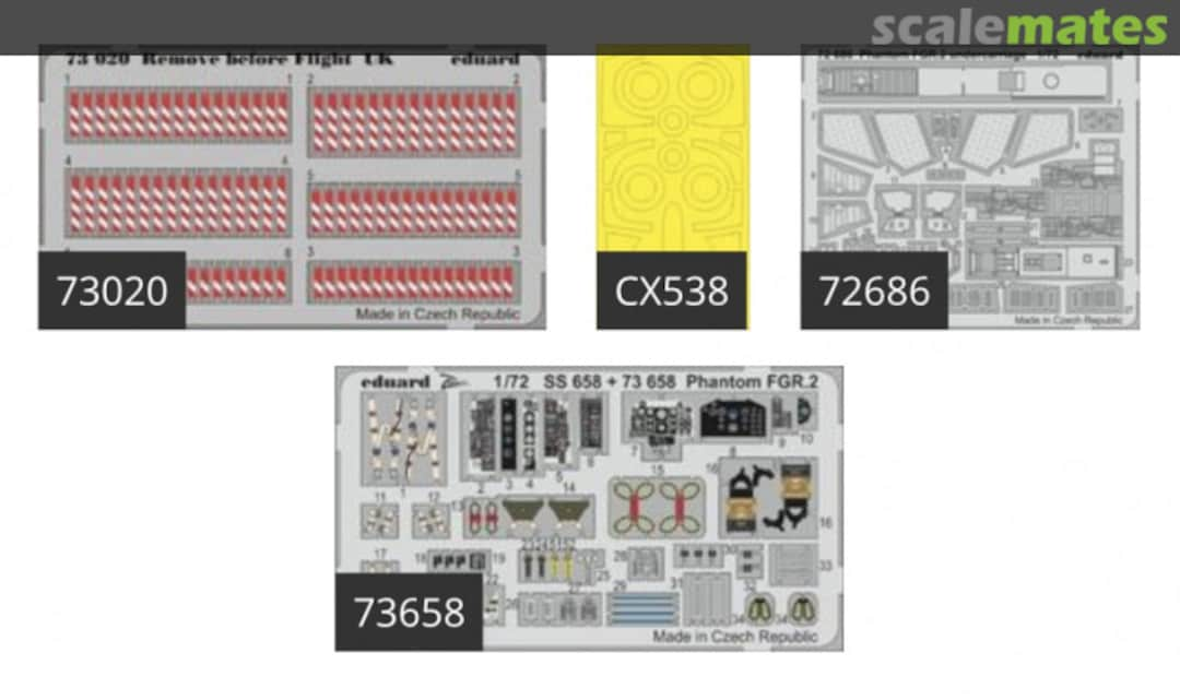 Contents Phantom FGR.2 BIG72148 Eduard