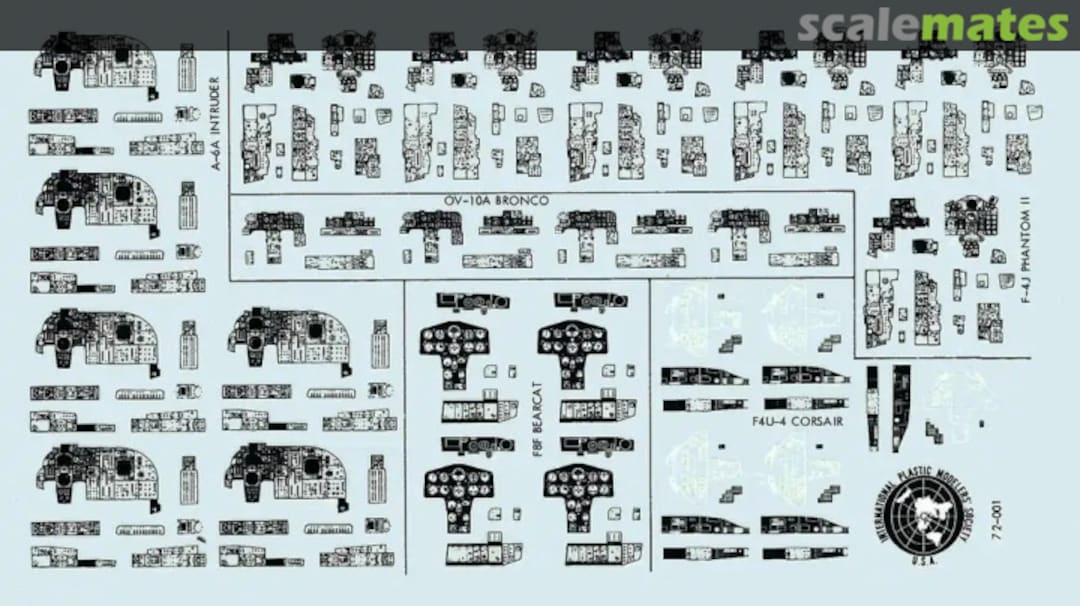 Boxart Instrument Panels/Consoles 72-001 IPMS USA