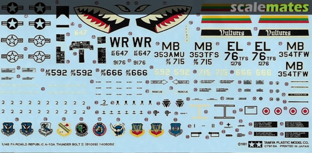 Contents U.S.A.F. Fairchild Republic A-10A Thunderbolt II 61028 Tamiya