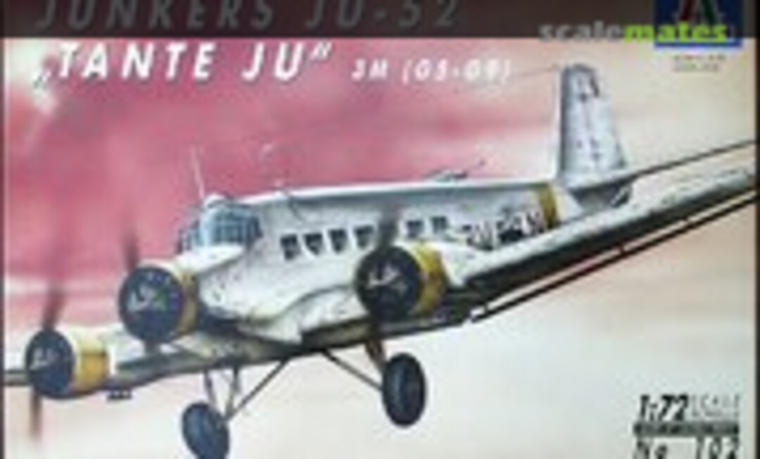 1:72 Junkers Ju-52 &quot;Tante Ju&quot; 3m (G5-G9) (Italeri 102)